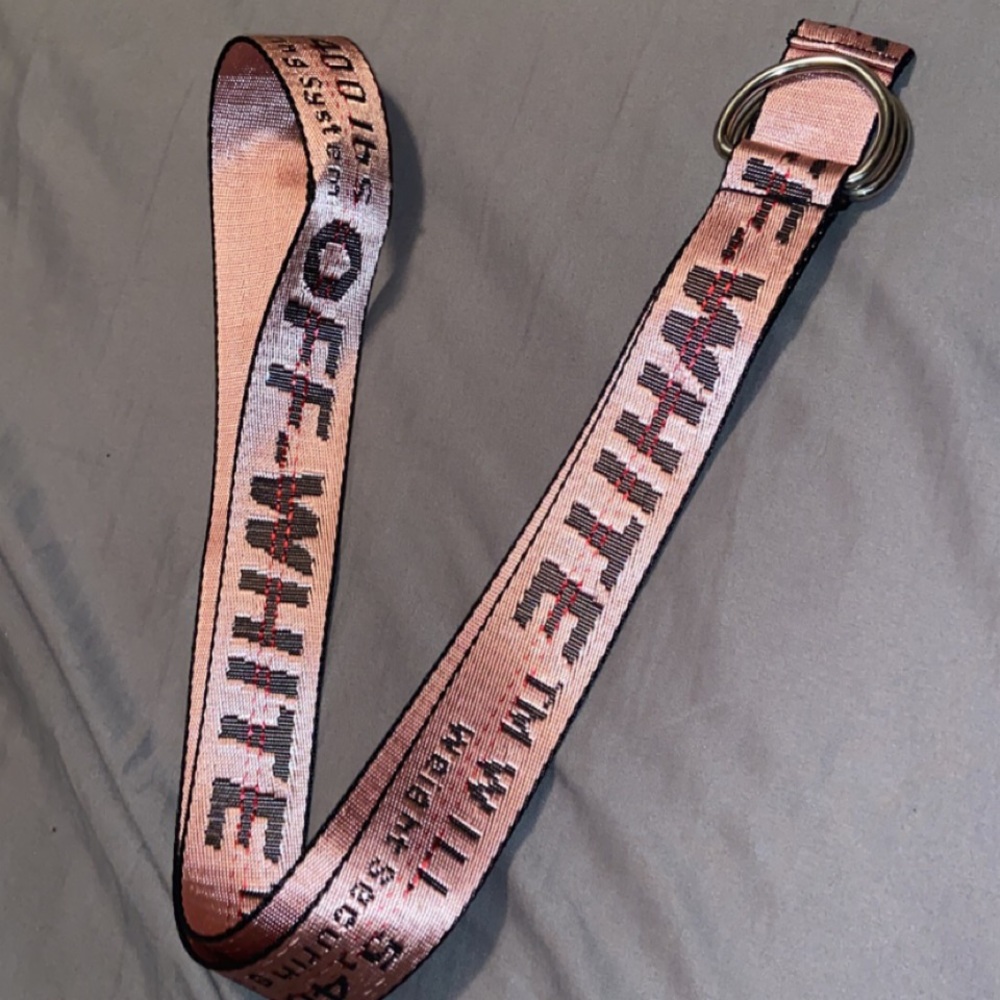 PINK Off-White Belt